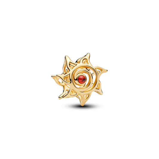 Charm – 14k Gold-Plated – Sun Openwork