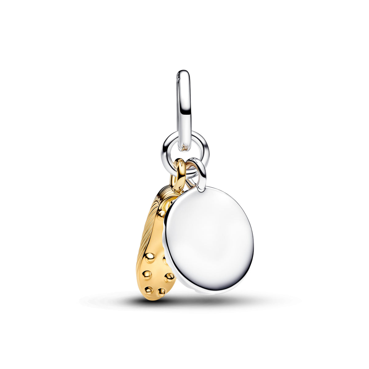 Dangle Charm – 14k Gold-Plated – Soccer Shoe Double