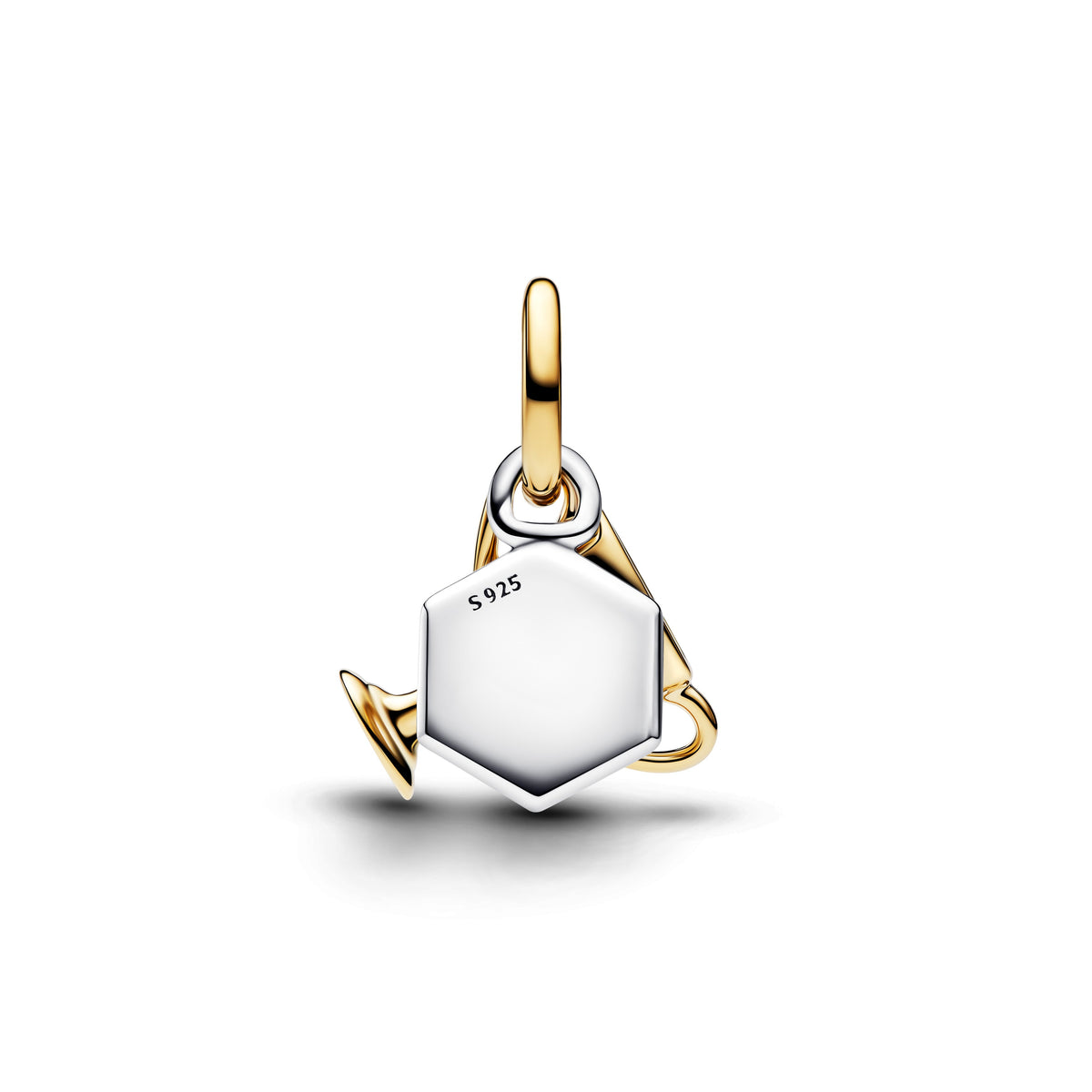 Dangle Charm – 14k Gold-Plated – Engravable Trophy Double