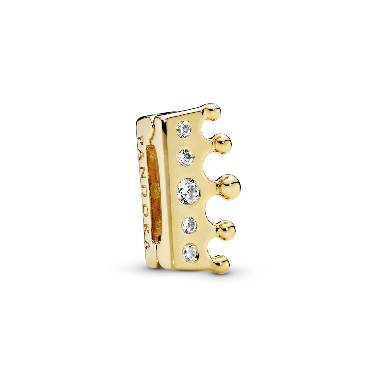Clip Charm – 14k Gold-Plated – Pandora Reflexions Crown