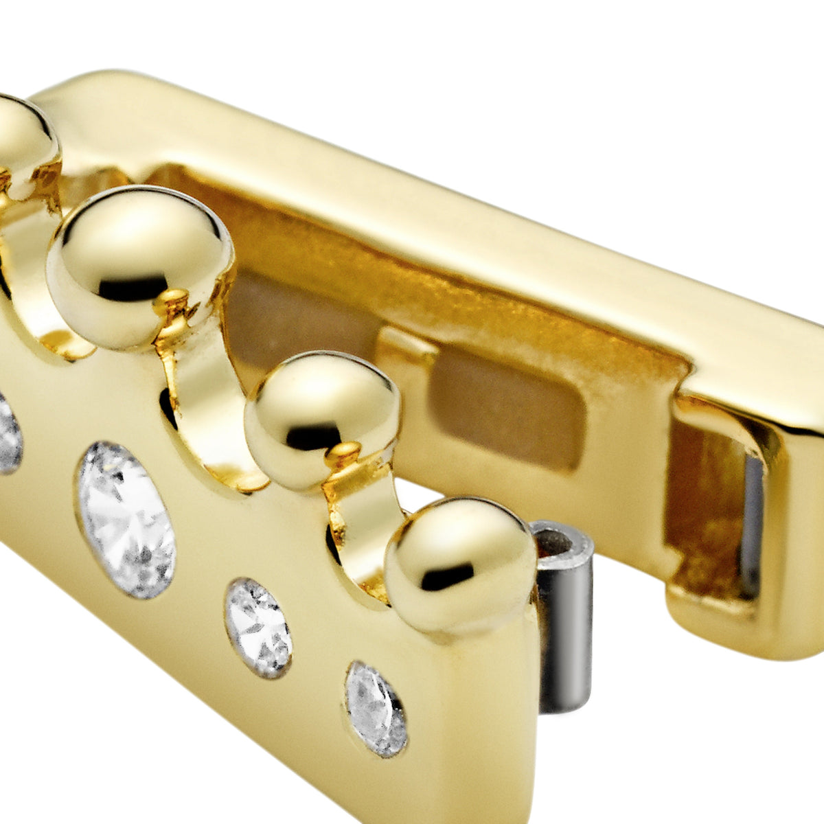 Clip Charm – 14k Gold-Plated – Pandora Reflexions Crown