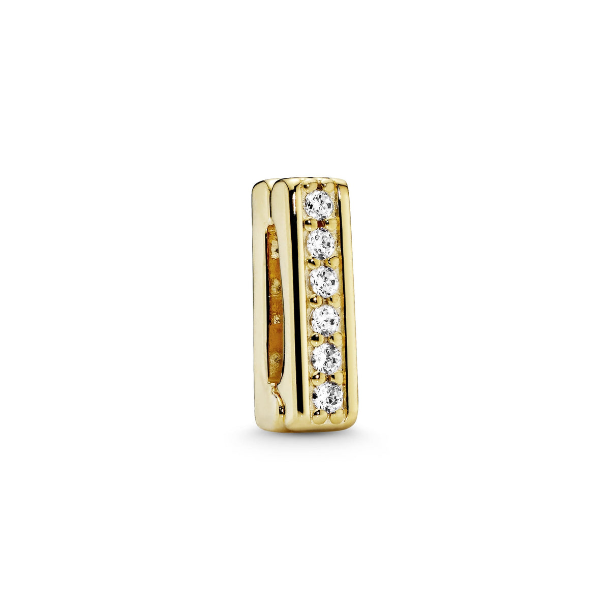 Clip Charm – 14k Gold-Plated – Pandora Reflexions Sparkling