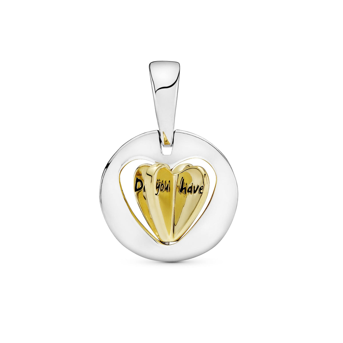 Dangle Charm – 14k Gold-Plated – Mum's Golden Heart