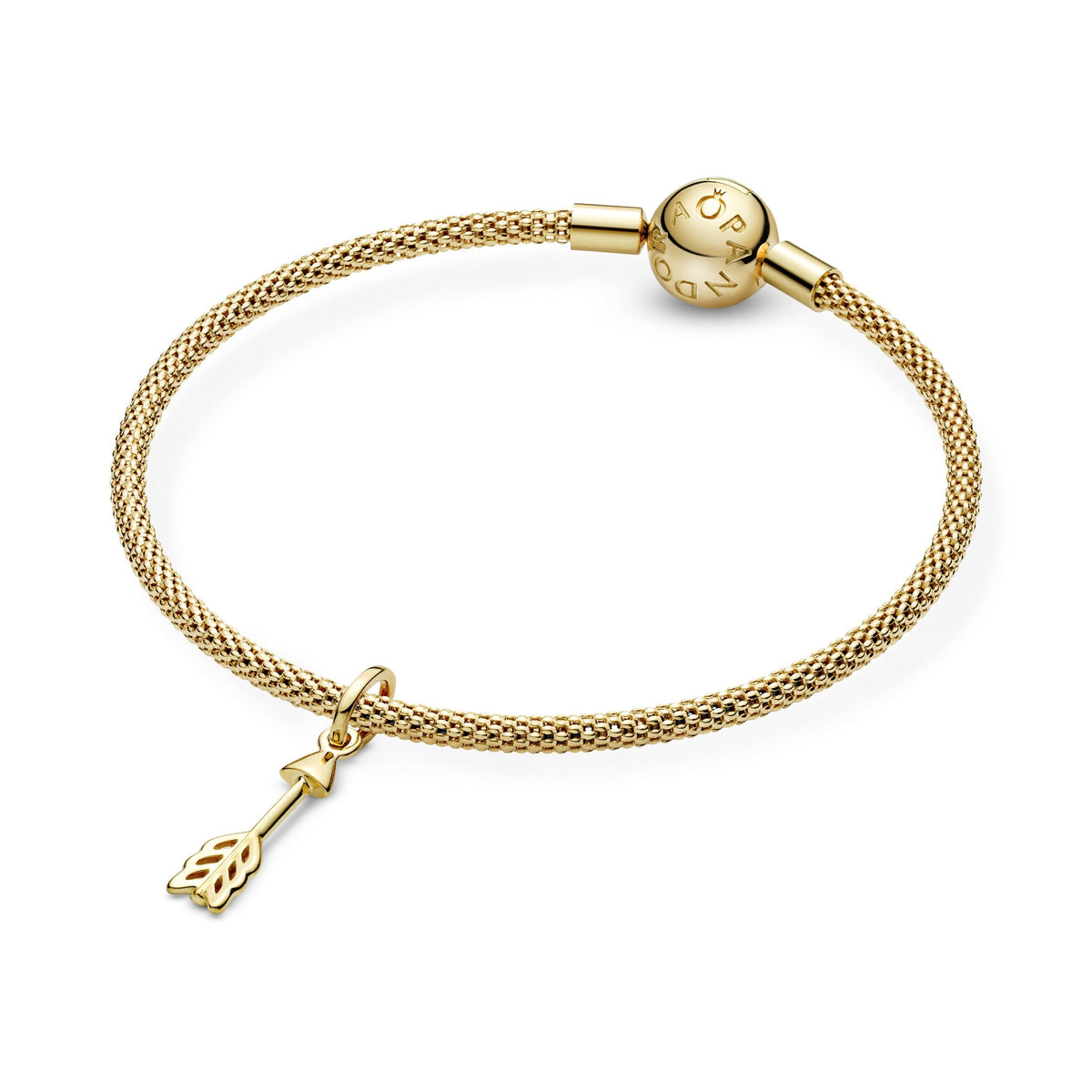 Dangle Charm – 14k Gold-Plated – Arrow of Cupid