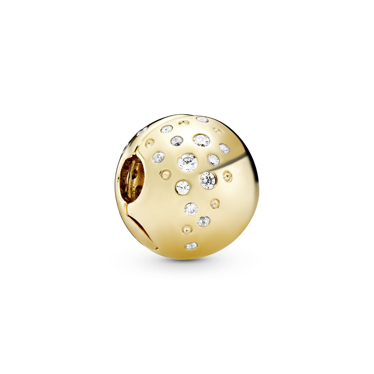Clip Charm – 14k Gold-Plated – Sprinkled Stones