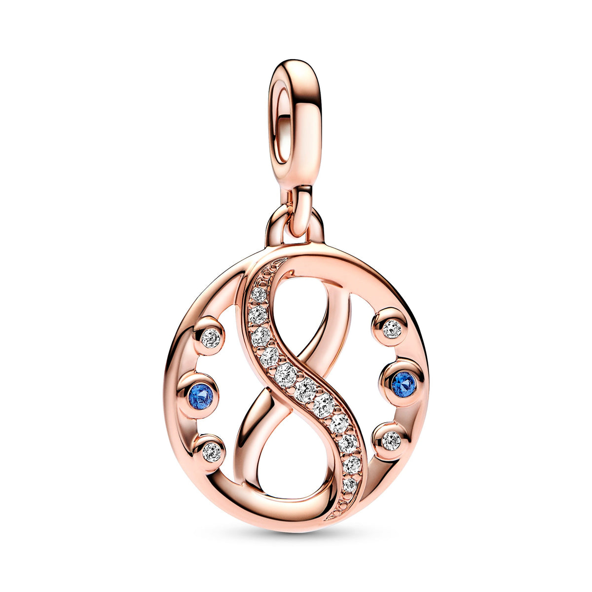 Charm – 14k Rose Gold-Plated – Pandora ME Infinity Symbol Medallion