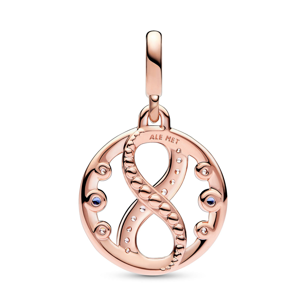 Charm – 14k Rose Gold-Plated – Pandora ME Infinity Symbol Medallion