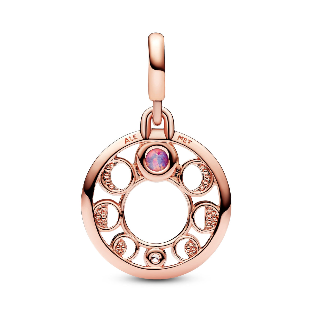Charm – 14k Rose Gold-Plated – Pandora ME Lunar Phases Medallion