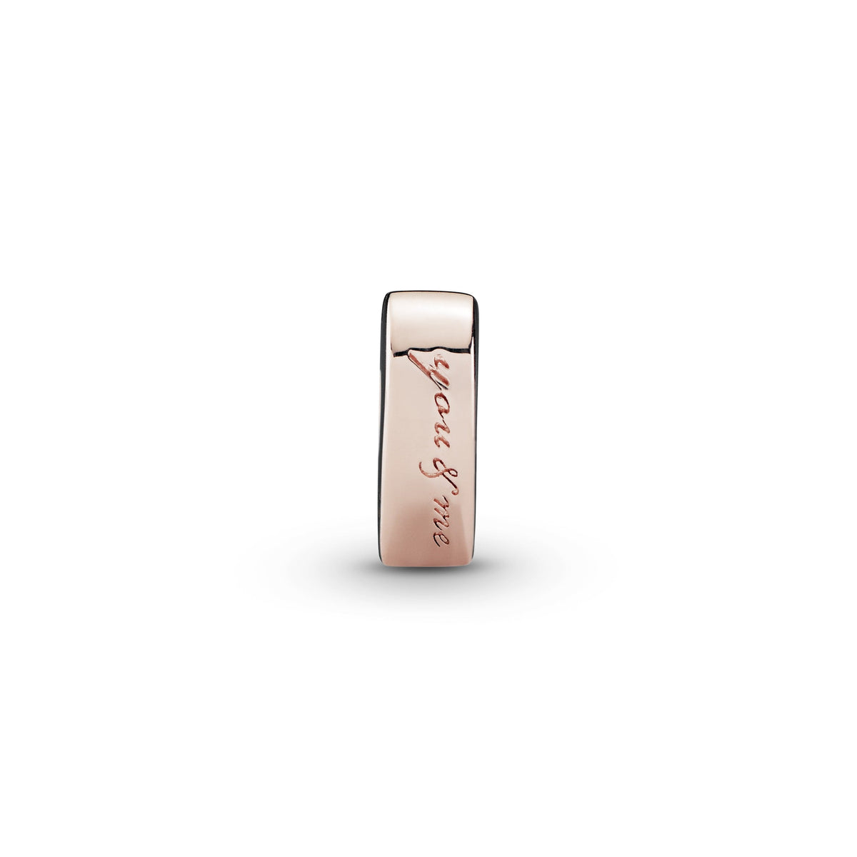 Charm – 14k Rose Gold-Plated – Red Heart You & Me Spacer