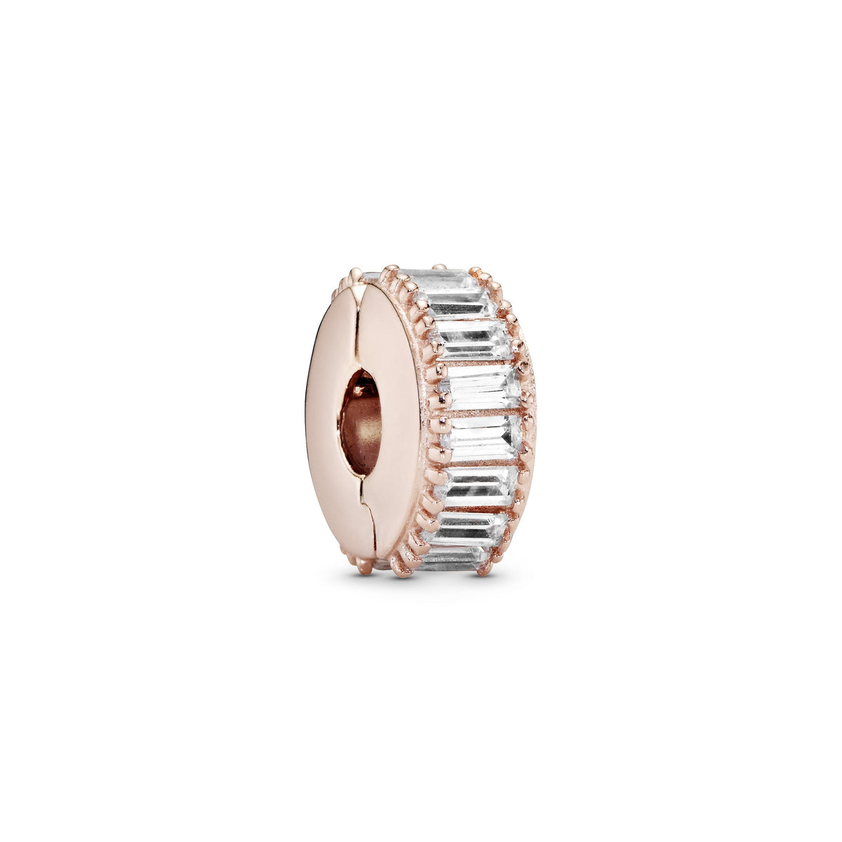 Clip Charm – 14k Rose Gold-Plated – Sparkling Ice Cube