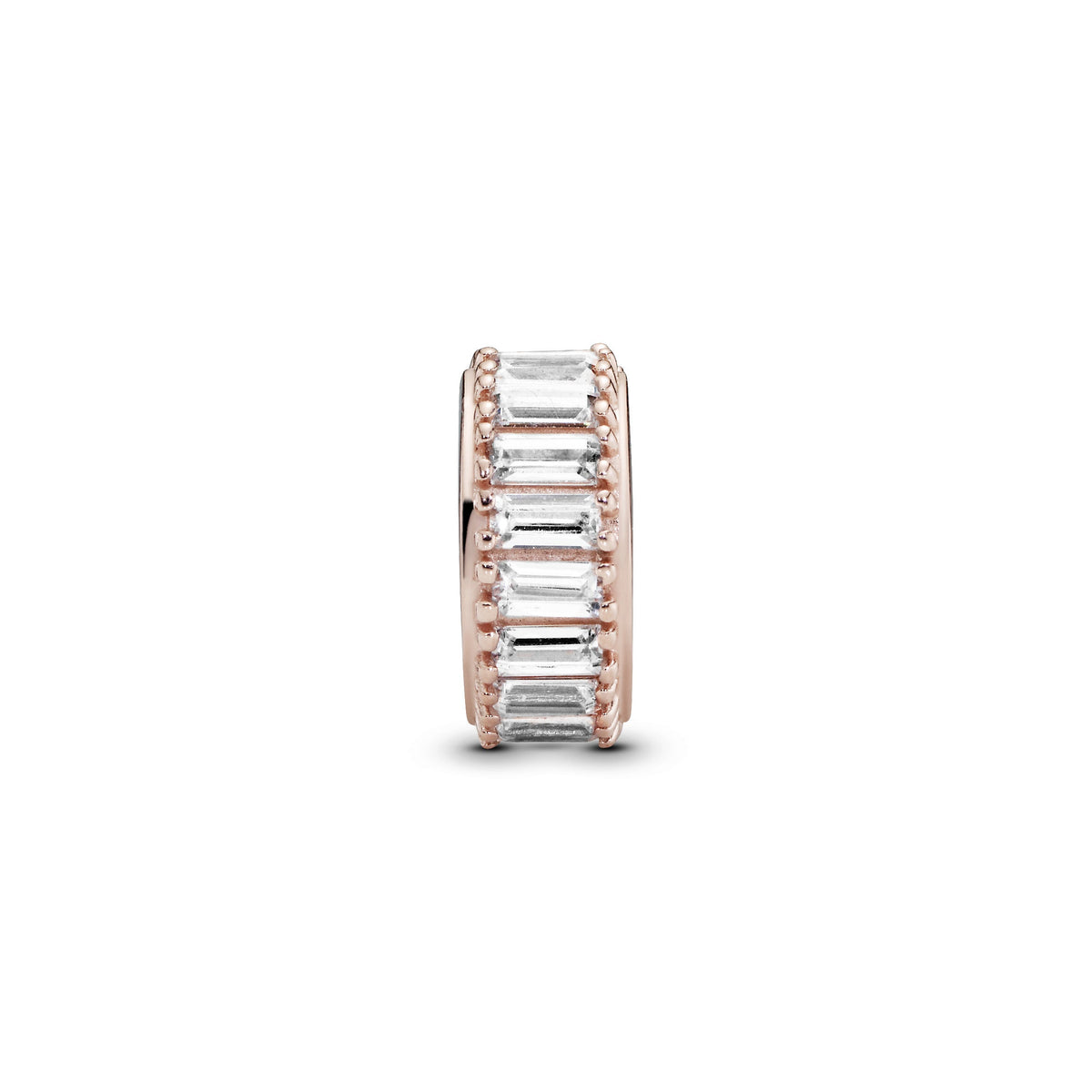 Clip Charm – 14k Rose Gold-Plated – Sparkling Ice Cube