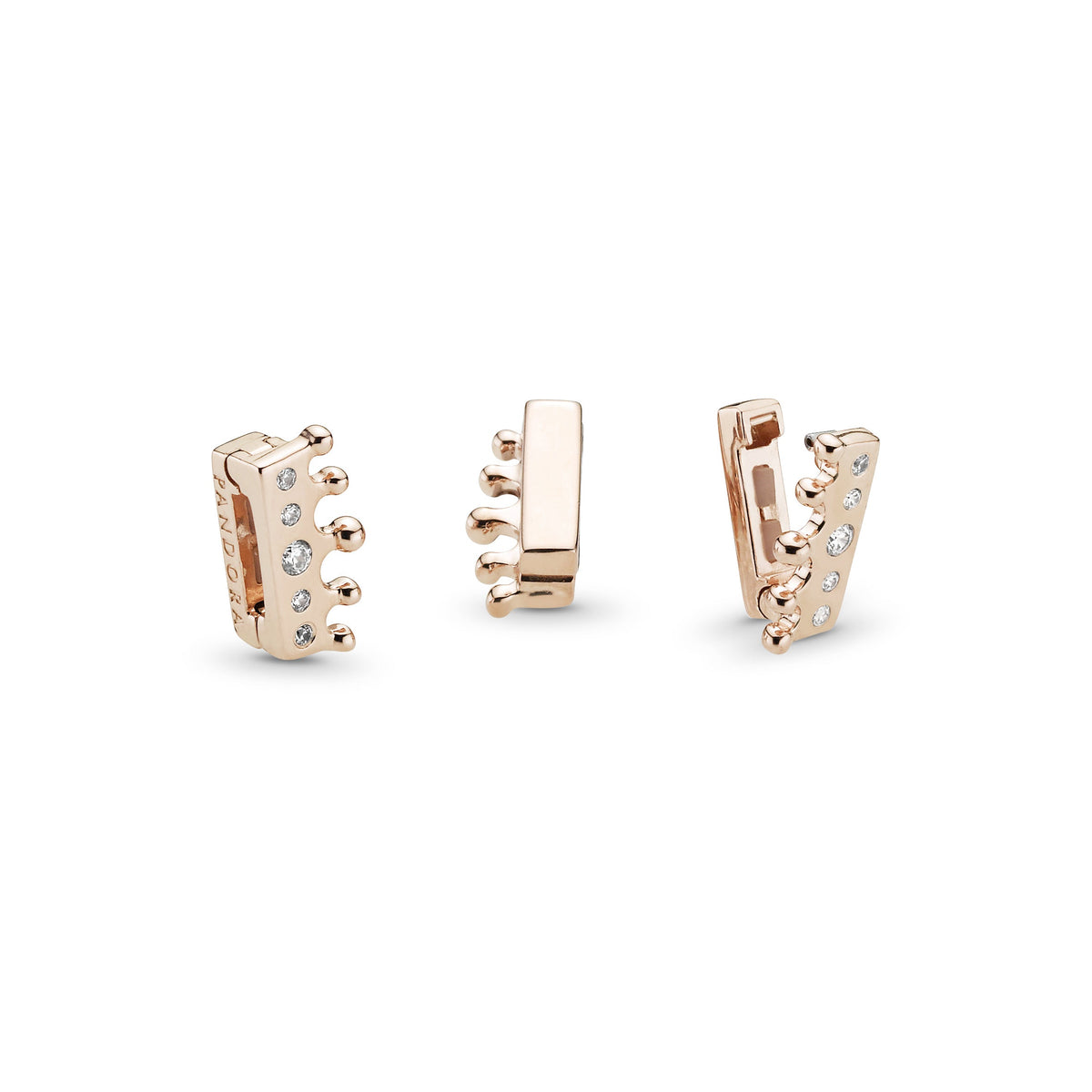 Clip Charm – 14k Rose Gold-Plated – Crown