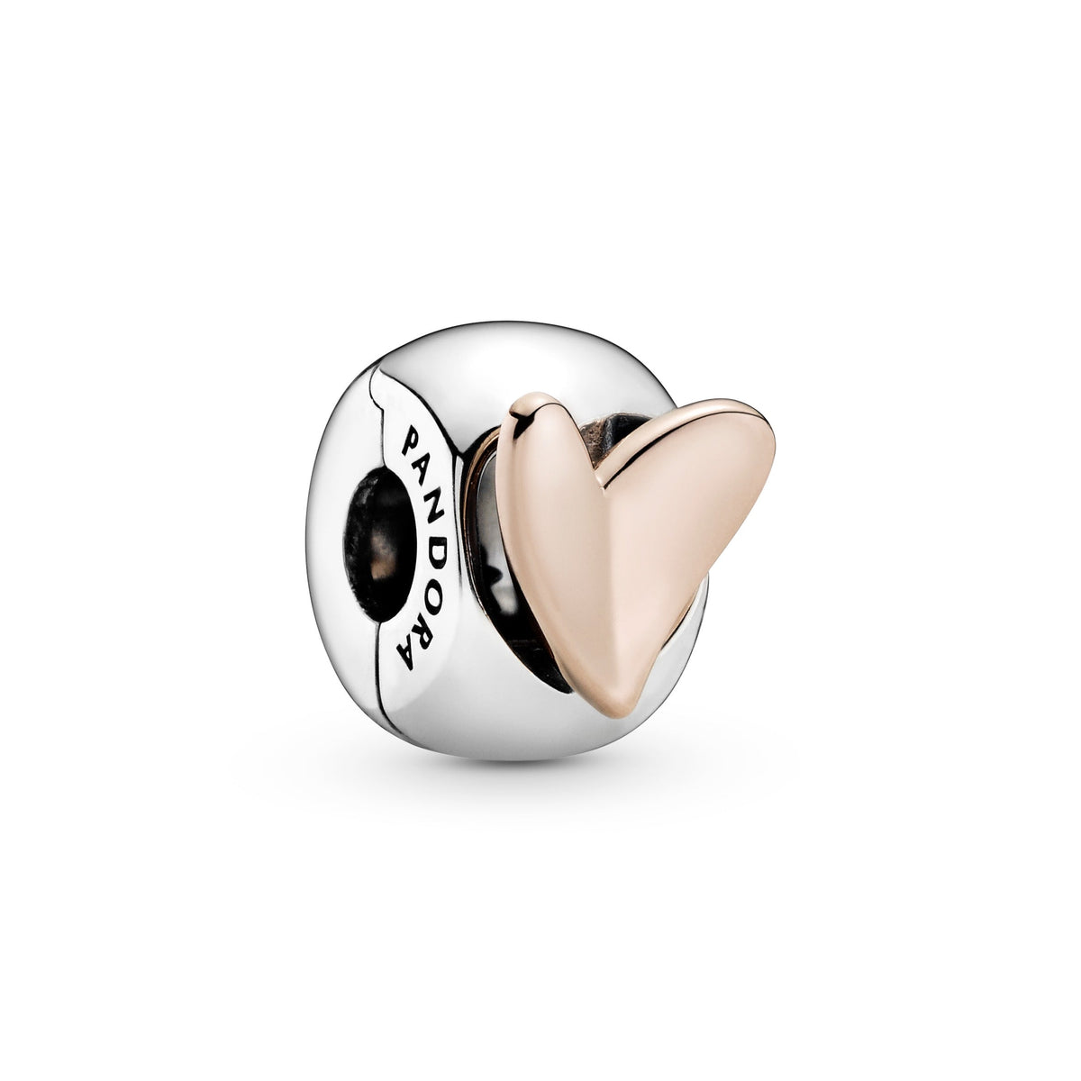 Clip Charm – 14k Rose Gold-Plated – Freehand Heart