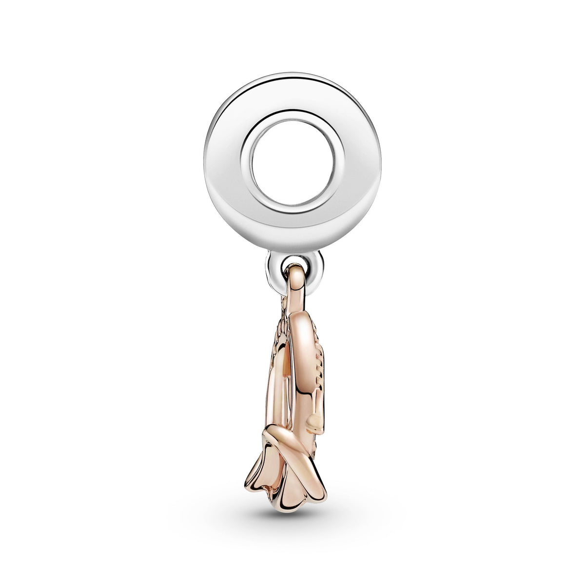 Dangle Charm – 14k Rose Gold-Plated – Two-tone Mum