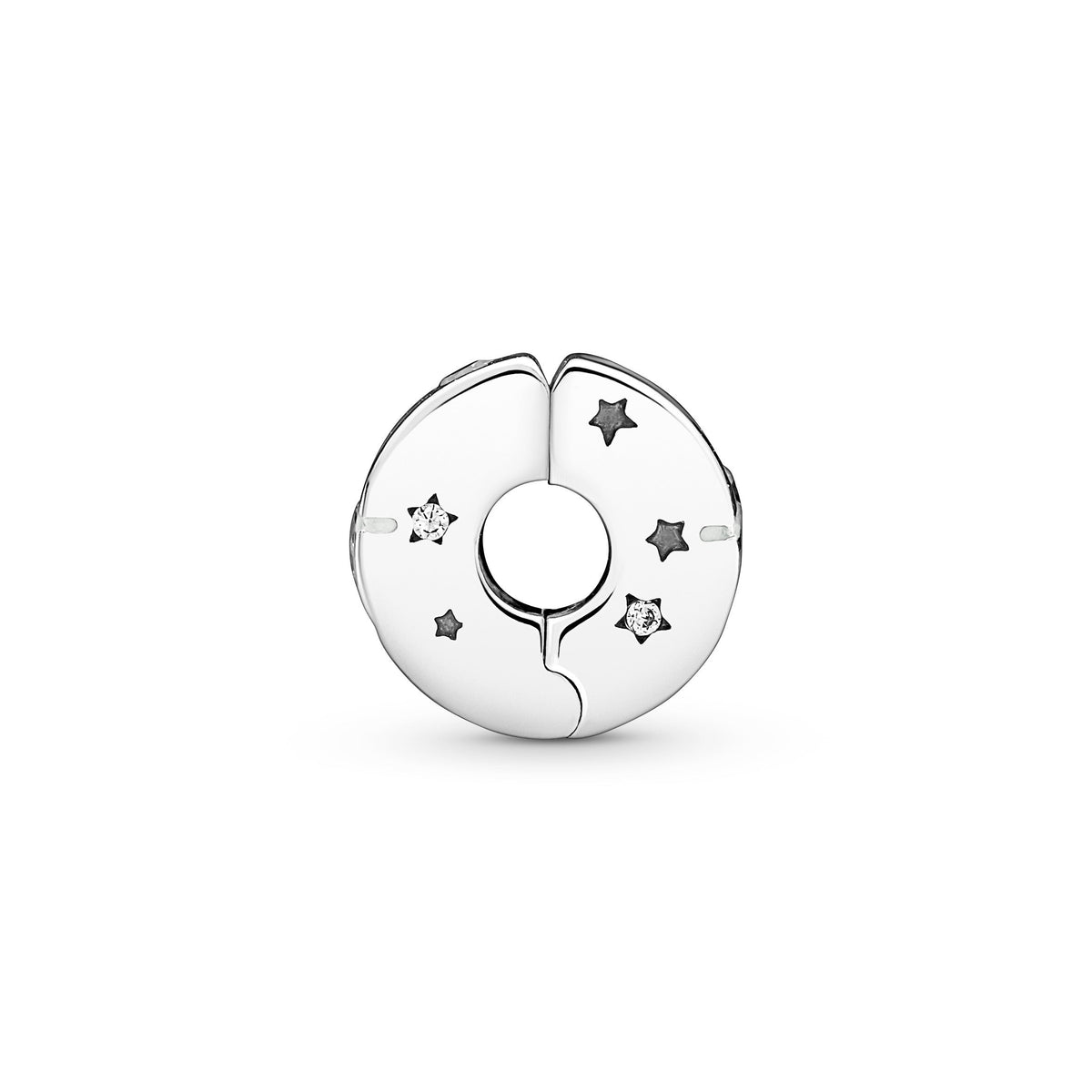 Clip Charm – Sterling Silver – Stars & Galaxy