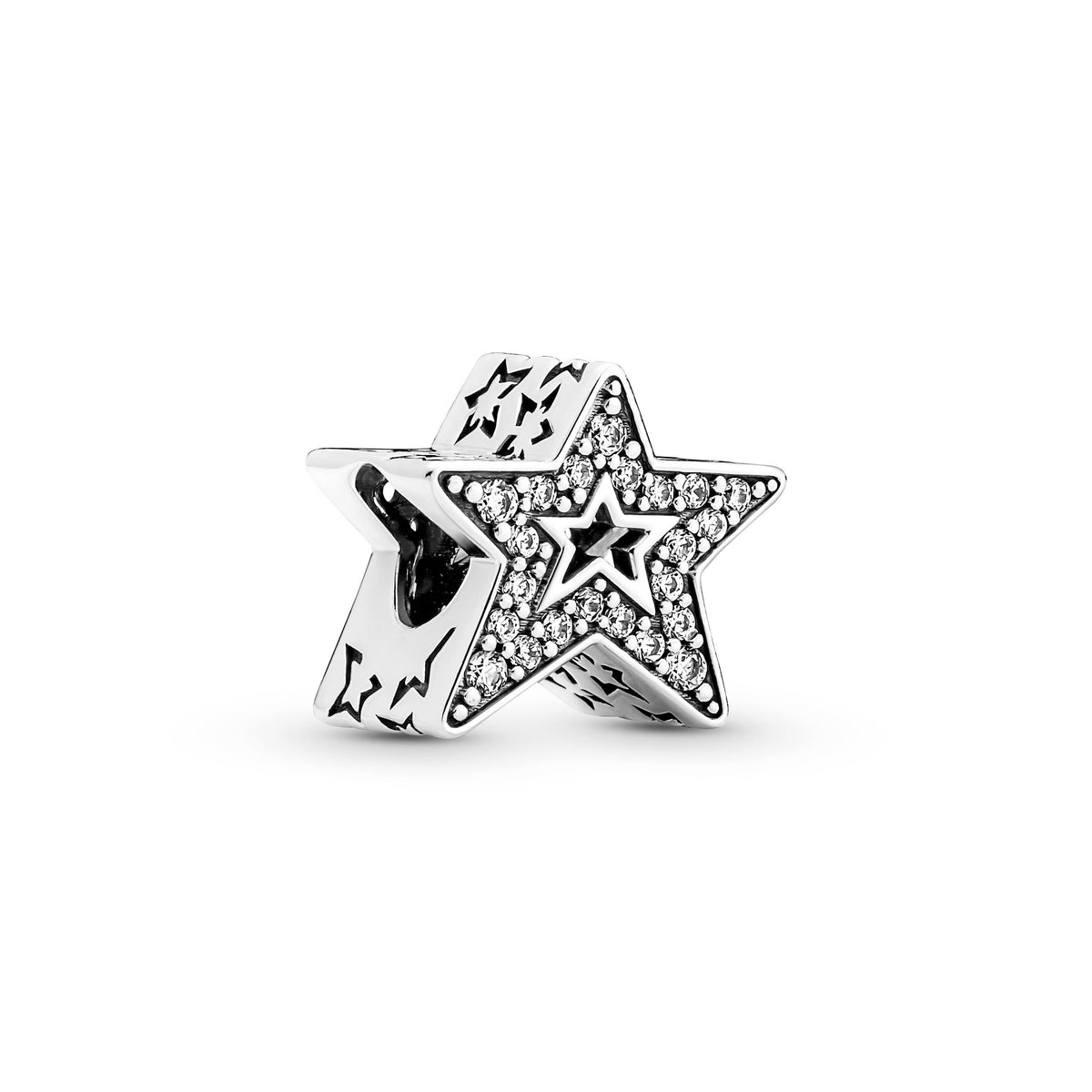 Pendant – Sterling Silver – Star O- Set