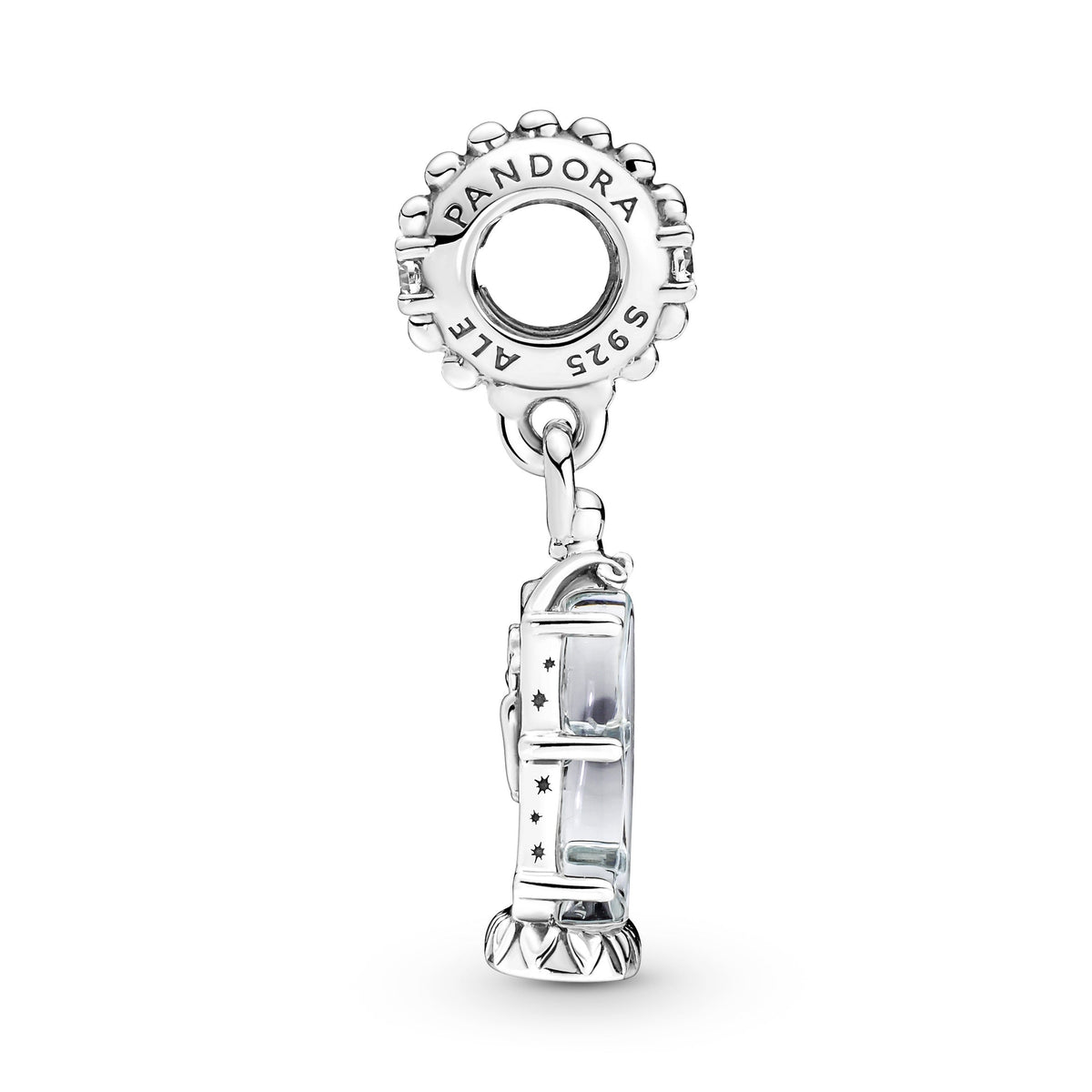 Dangle Charm – Sterling Silver – Disney Beauty and the Beast Enchanted Rose
