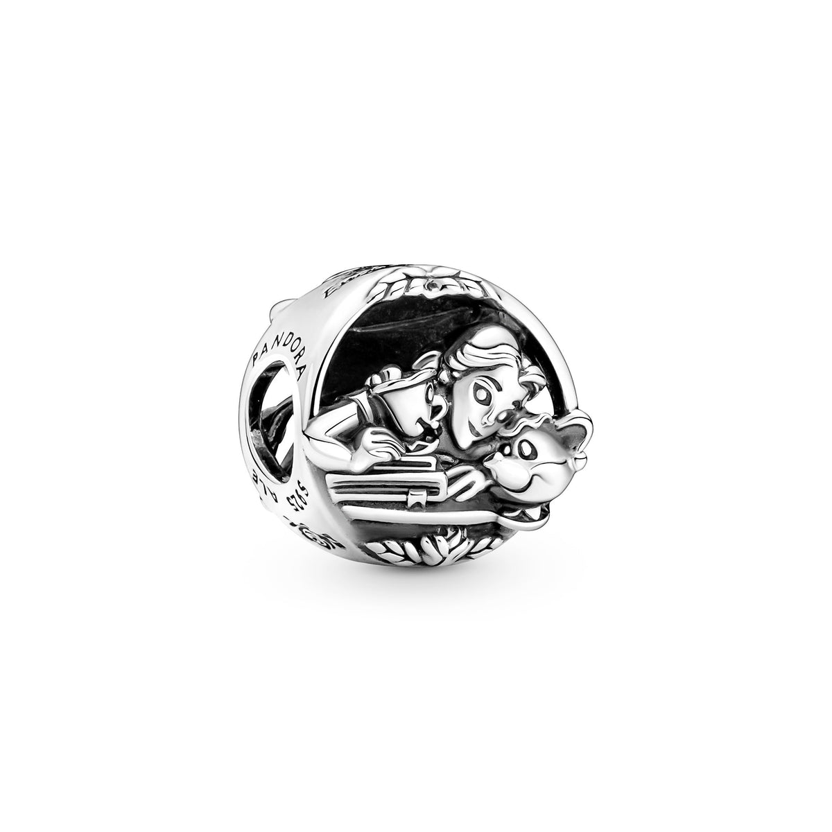 Charm – Sterling Silver – Disney Beauty and the Beast Belle and Friends