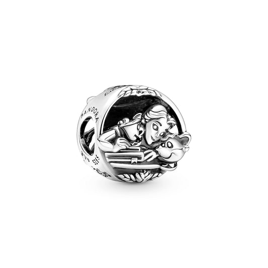 Charm – Sterling Silver – Disney Beauty and the Beast Belle and Friends