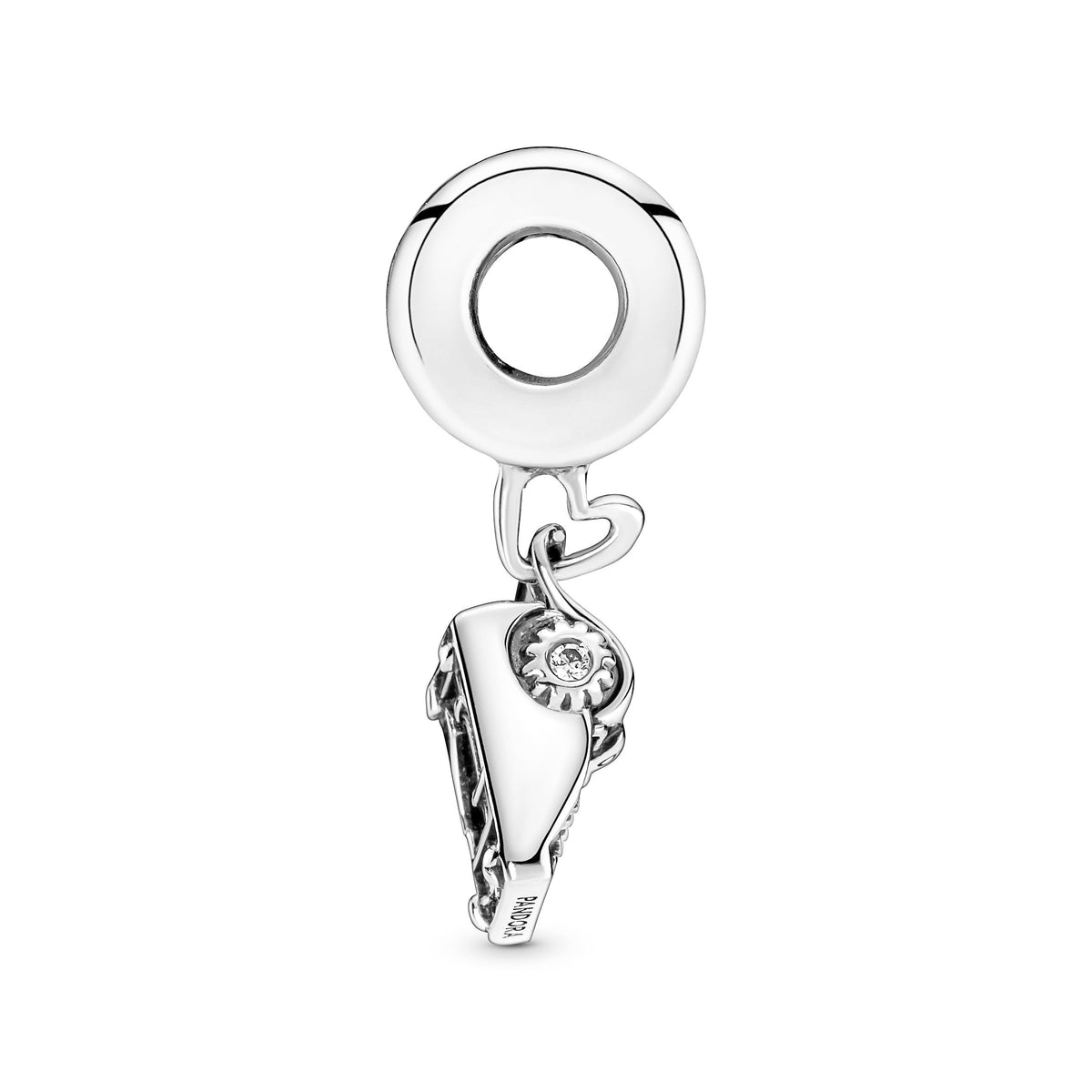 Dangle Charm – Sterling Silver – Typewriter