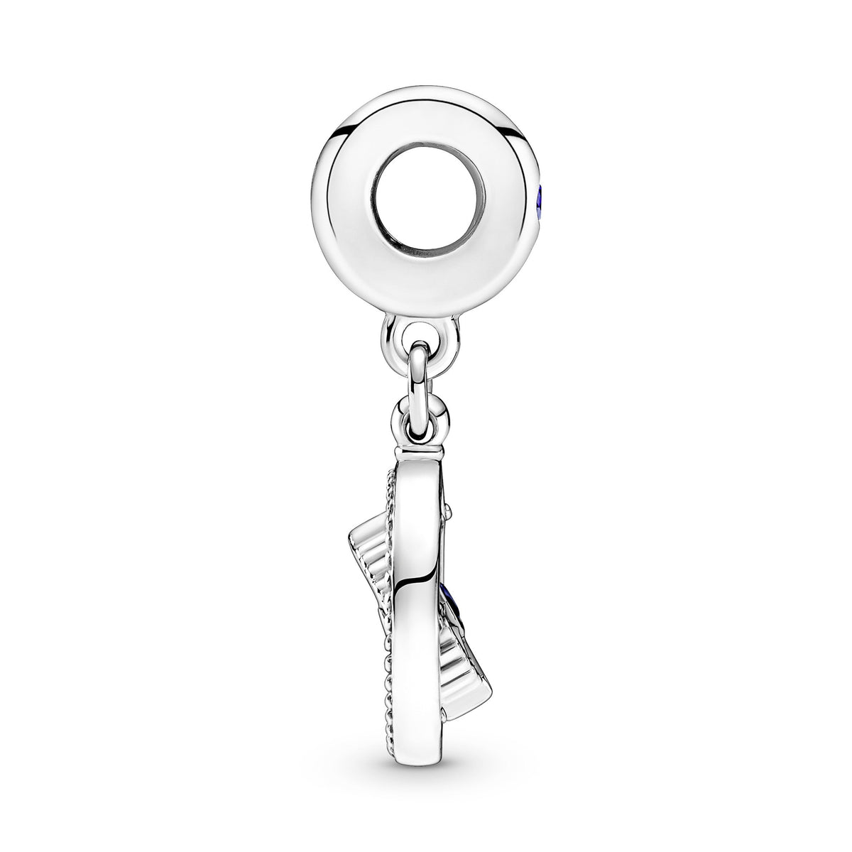Dangle Charm – Sterling Silver – Spinning Compass