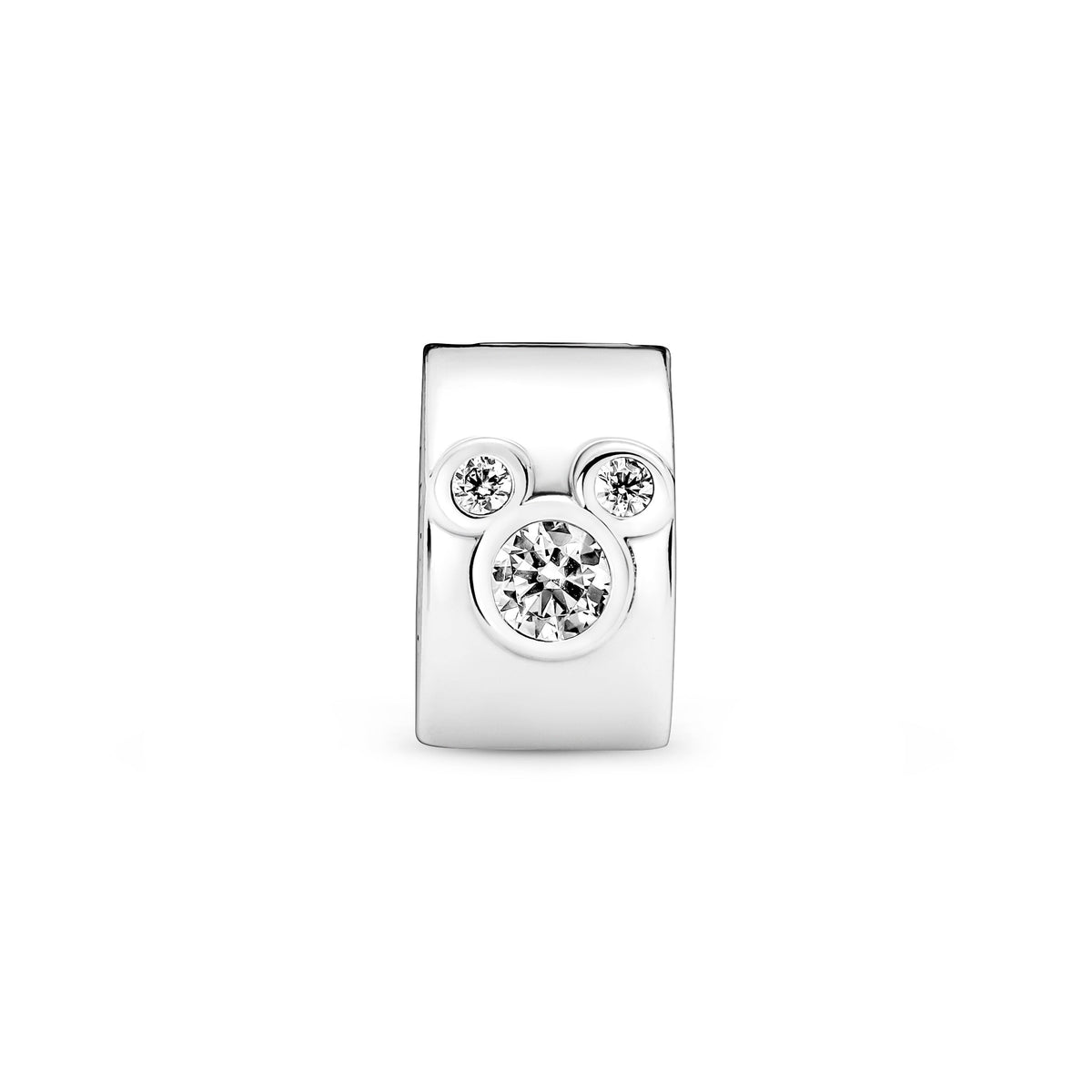 Clip Charm – Sterling Silver – Disney Mickey Mouse & Minnie Mouse