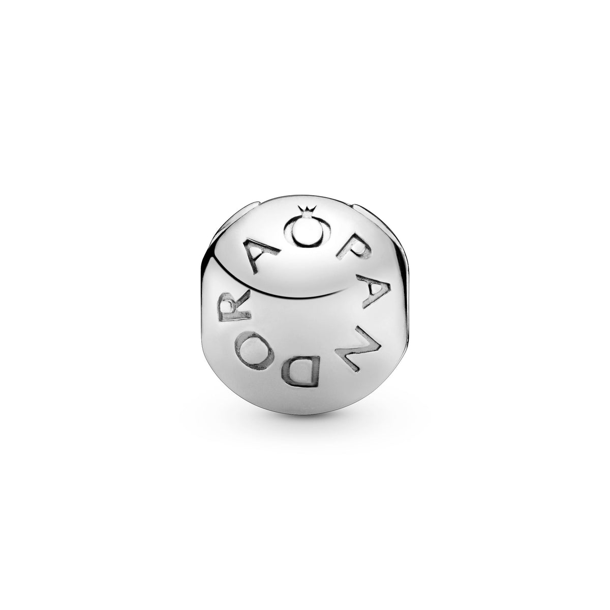 Clip Charm – Sterling Silver – Pandora Logo
