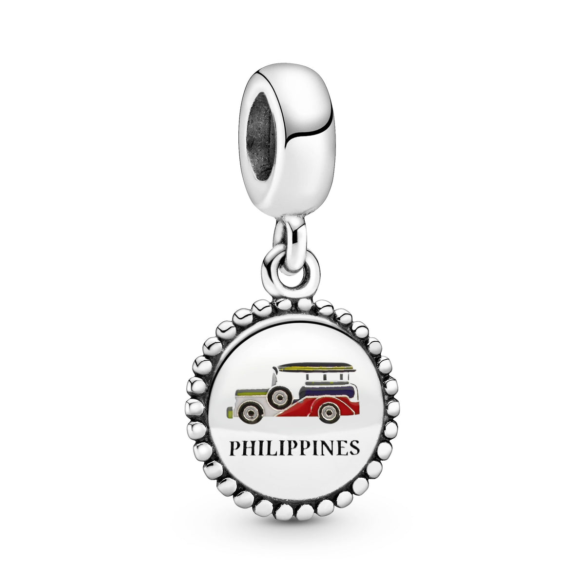 Charm – Sterling Silver – Philippine Jeepney, Country-Exclusive