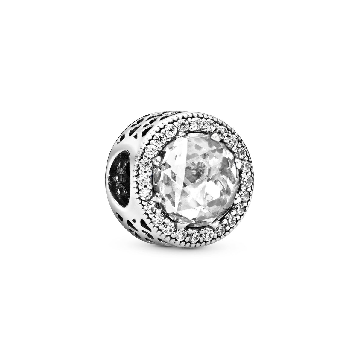 Charm – Sterling Silver – Sparkling Clear