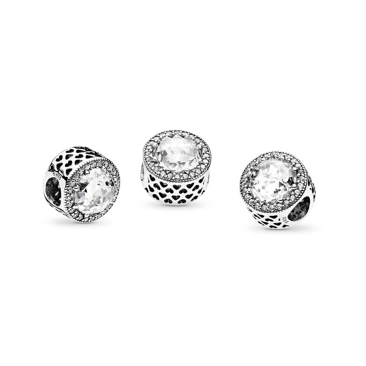 Charm – Sterling Silver – Sparkling Clear