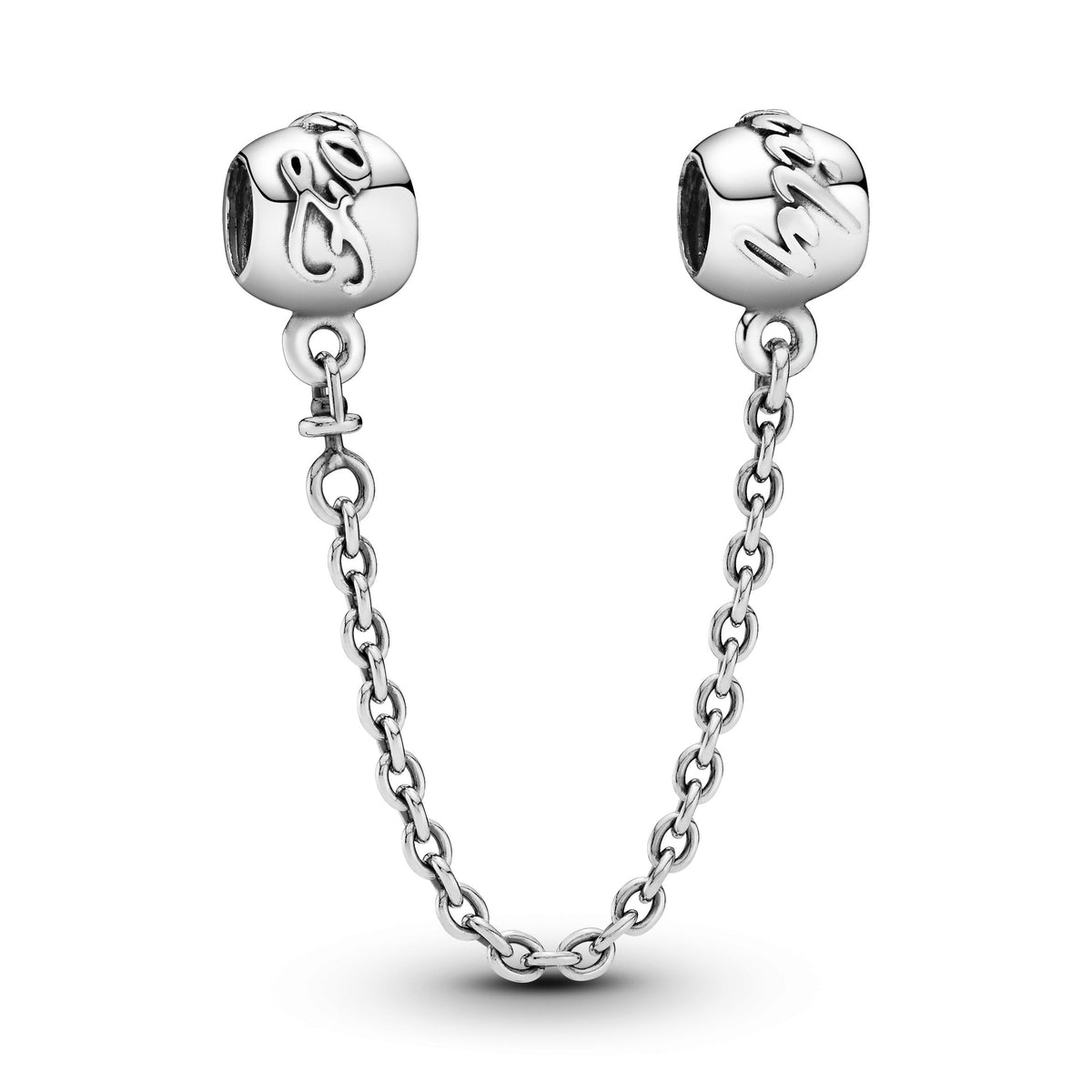 Charm – Sterling Silver – Family Forever Safety Chain