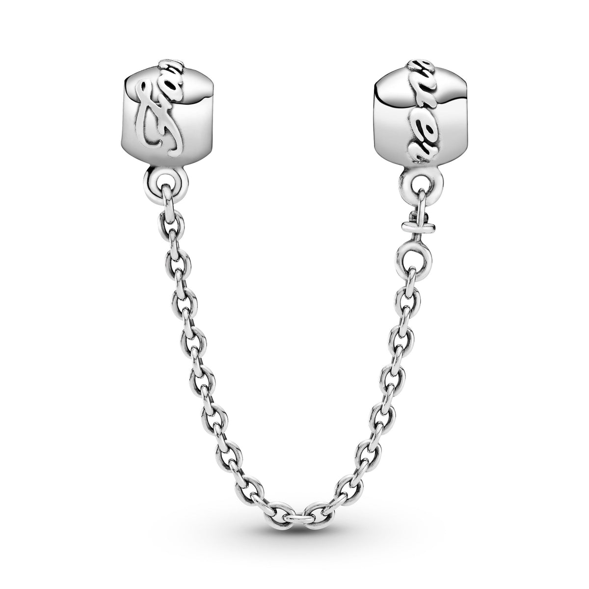Charm – Sterling Silver – Family Forever Safety Chain