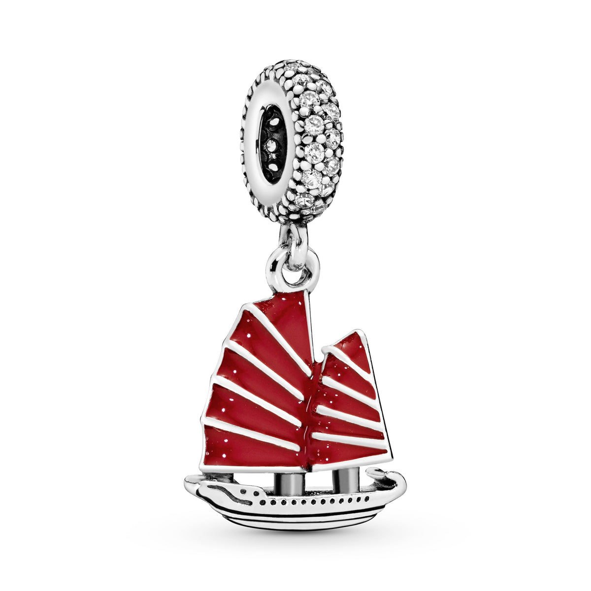 Dangle Charm – Sterling Silver – Chinese Junk Ship
