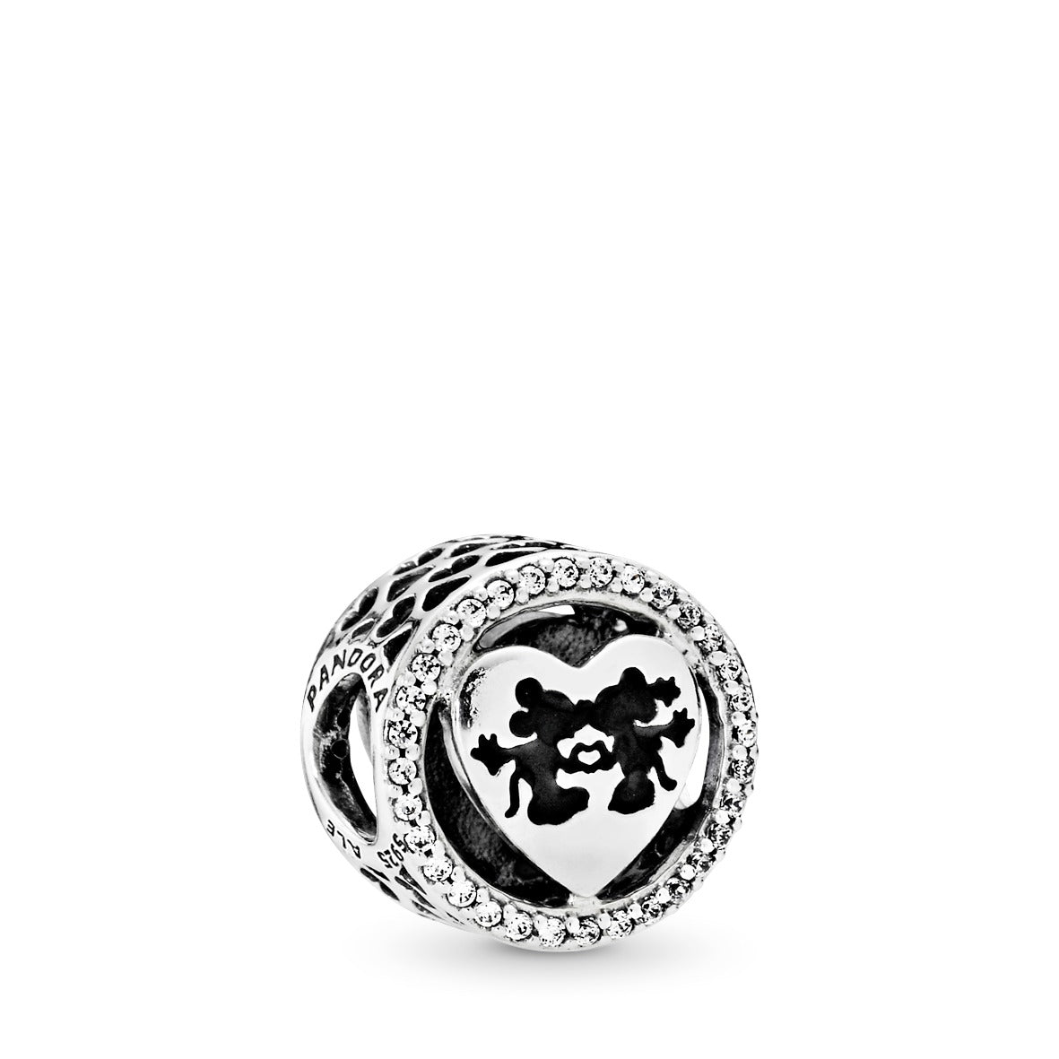 Charm – Sterling Silver – Disney, Mickey & Minnie Love