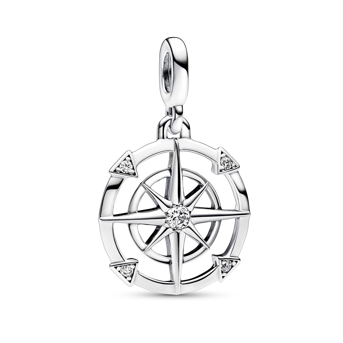 Charm – Sterling Silver – Pandora ME Compass Medallion