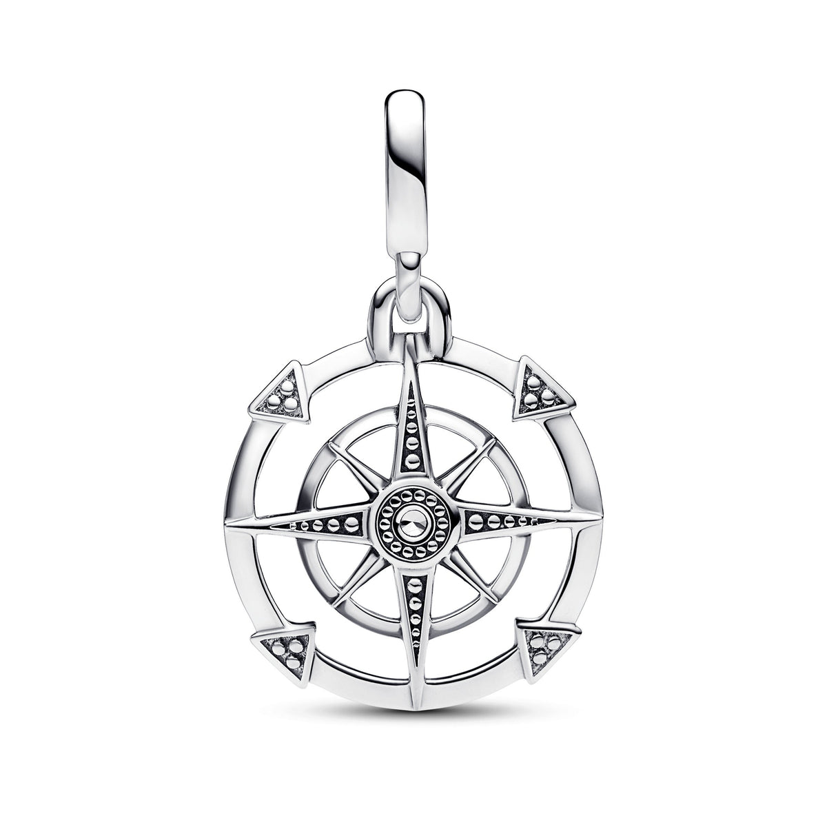 Charm – Sterling Silver – Pandora ME Compass Medallion