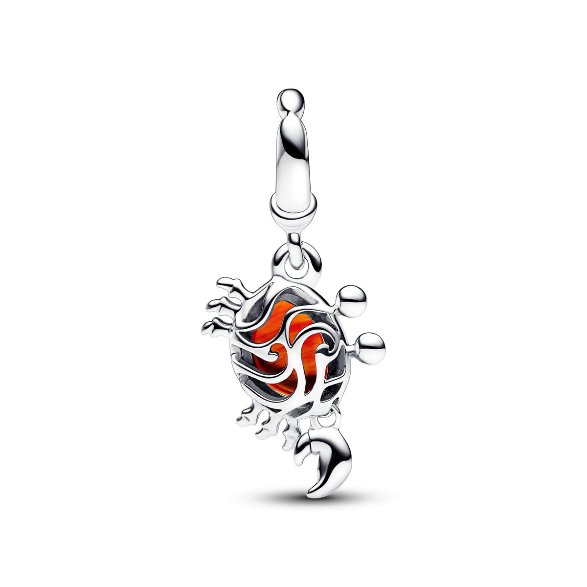 Dangle Charm – Sterling Silver – Disney The Little Mermaid Sebastian Crab