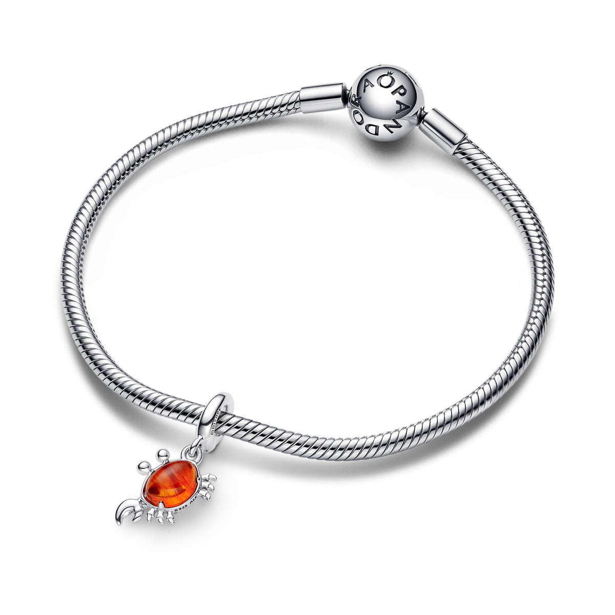 Dangle Charm – Sterling Silver – Disney The Little Mermaid Sebastian Crab