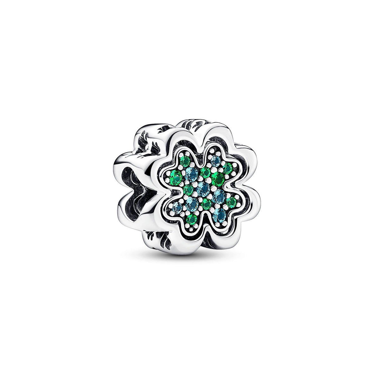 Charm – Sterling Silver – Splittable Four Leaf Clover