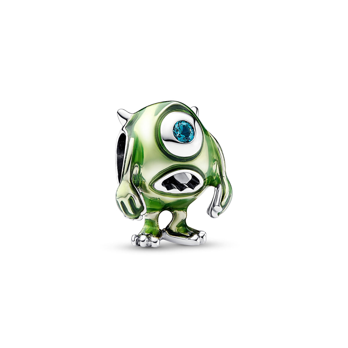 Charm – Sterling Silver – Disney Pixar Mike Wazowski