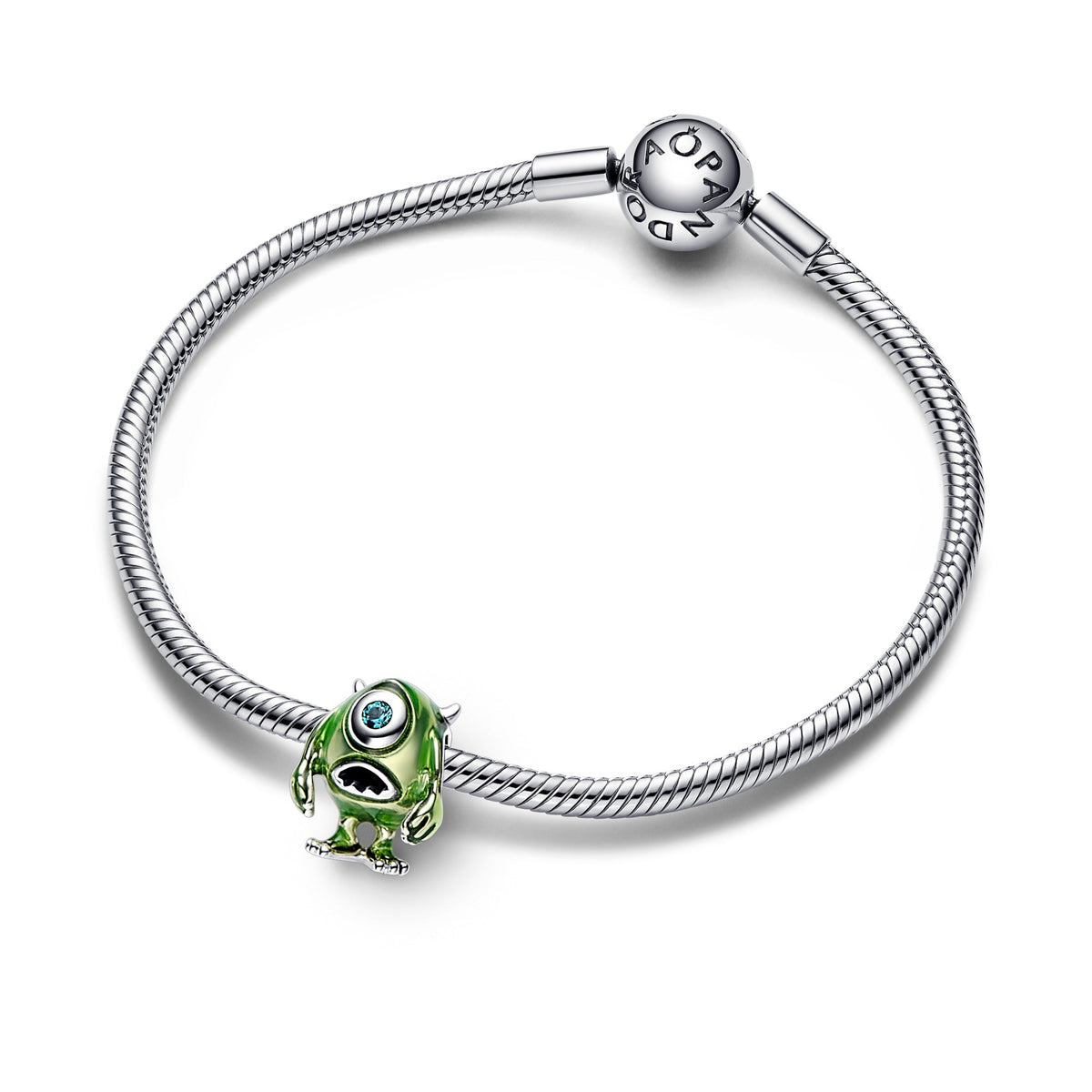 Charm – Sterling Silver – Disney Pixar Mike Wazowski