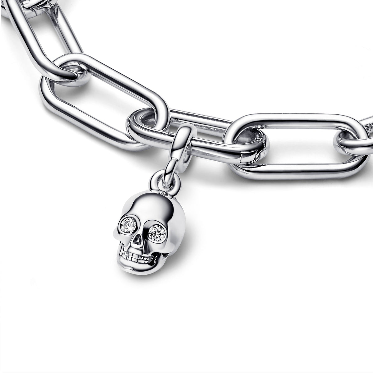Charm – Sterling Silver – Pandora ME Skull Mini Dangle