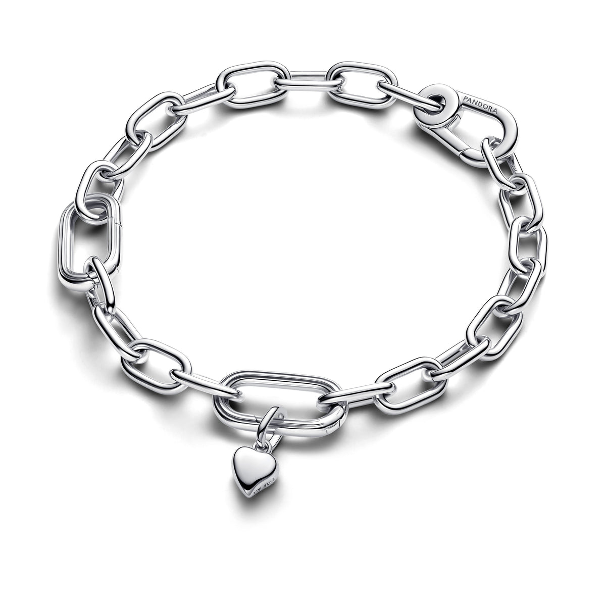 Dangle Charm – Sterling Silver – Heart Mini