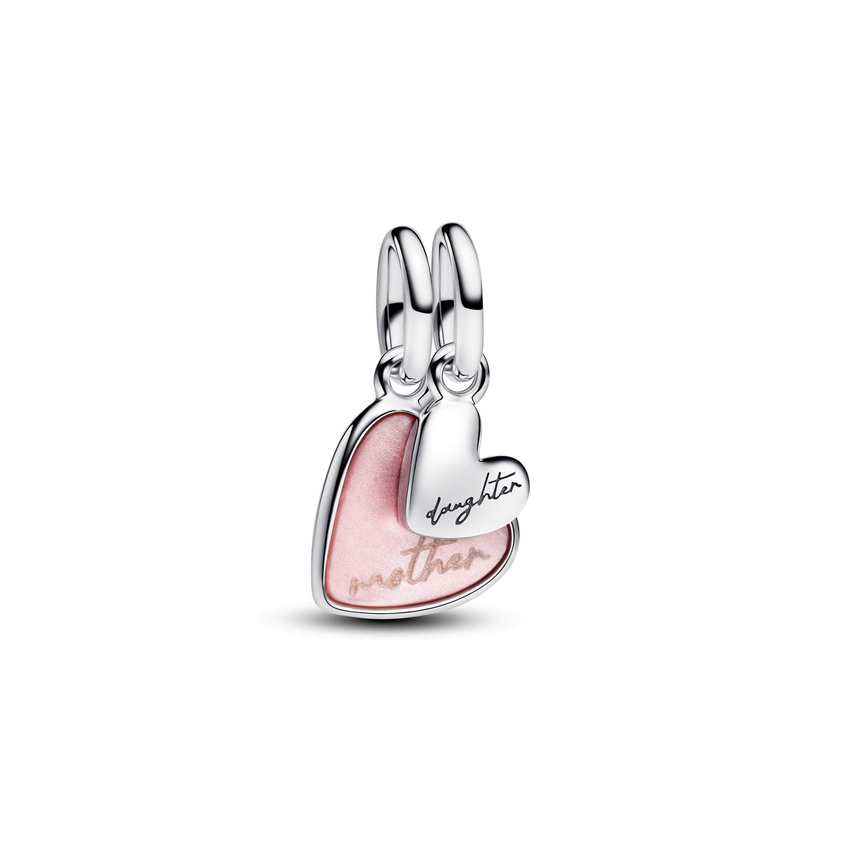 Dangle Charm – Sterling Silver – Splittable Mother & Daughter