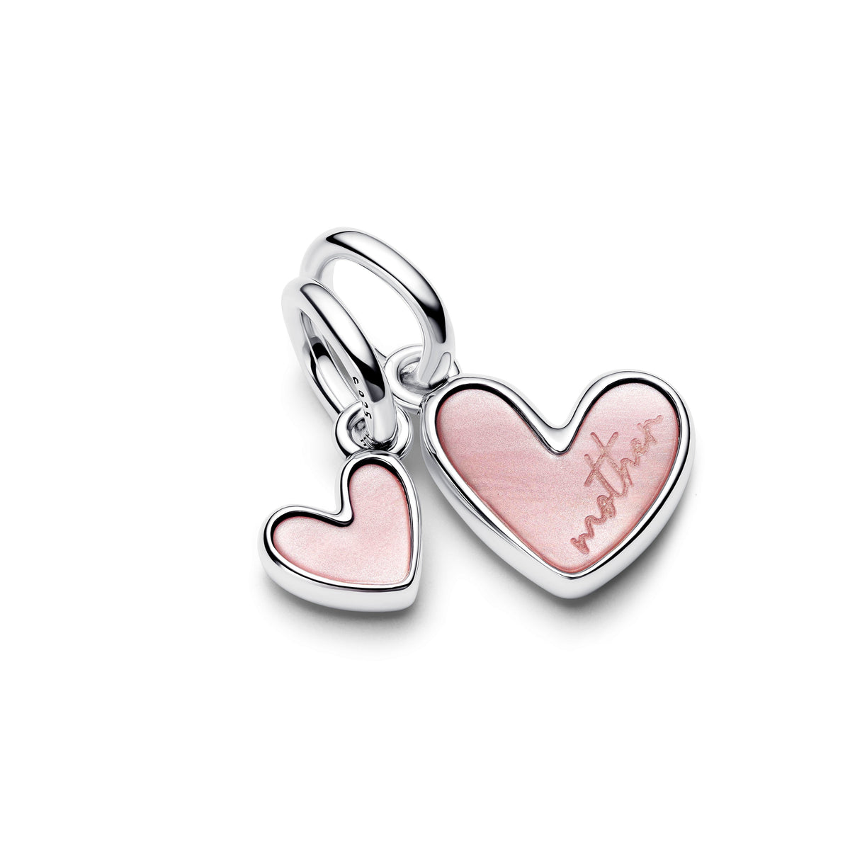 Dangle Charm – Sterling Silver – Splittable Mother & Daughter