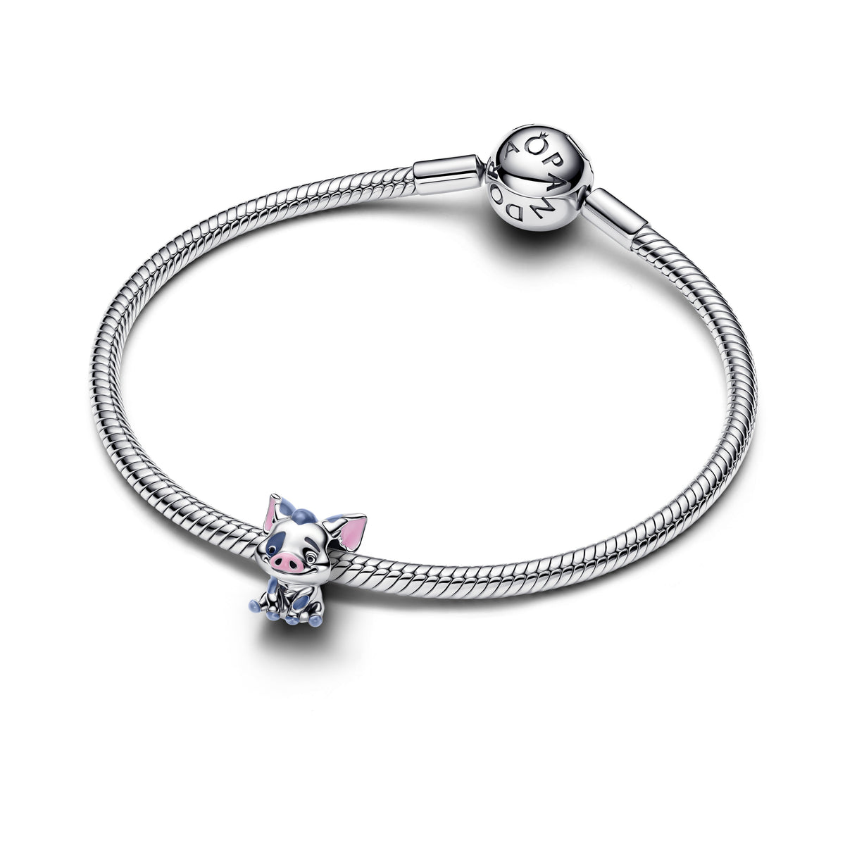 Charm – Sterling Silver – Disney Moana Pua The Pig