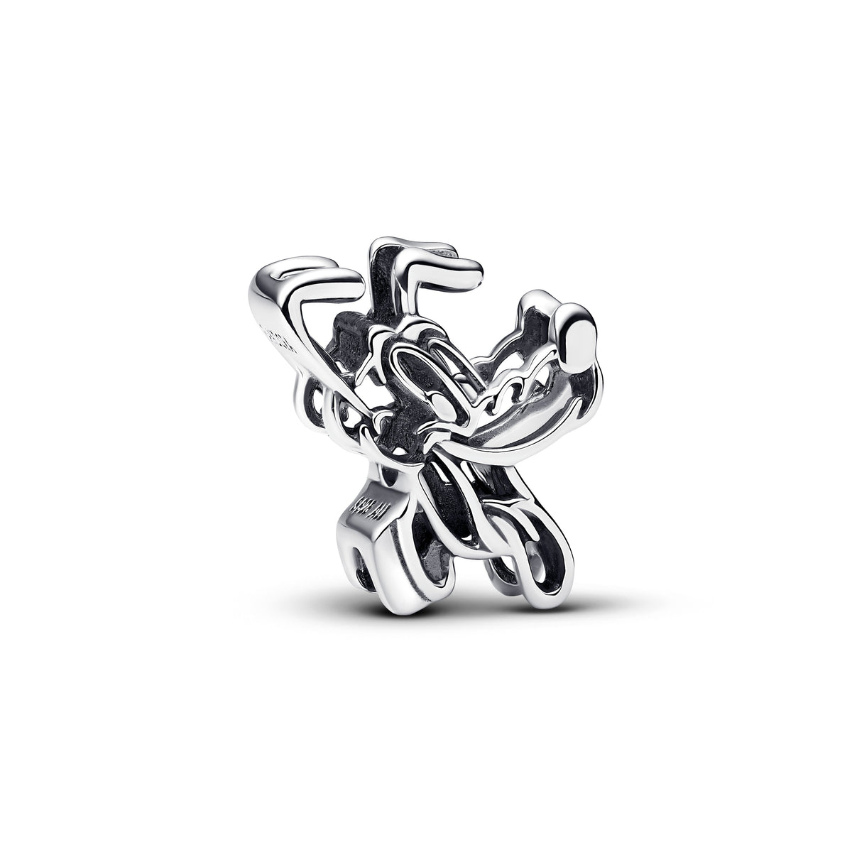 Charm – Sterling Silver – Disney Pluto Openwork
