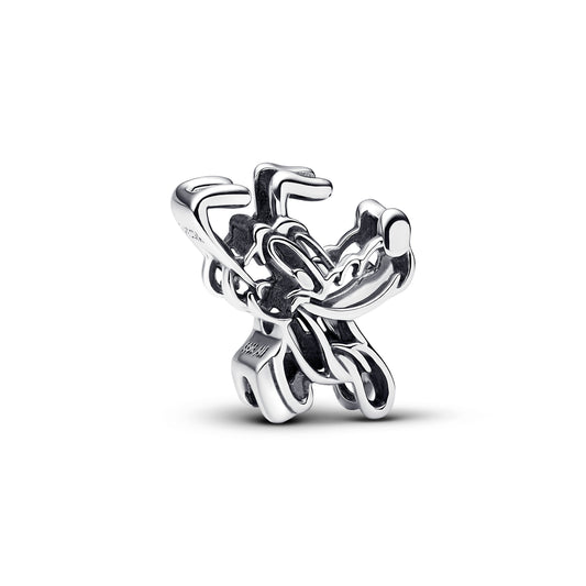 Charm – Sterling Silver – Disney Pluto Openwork