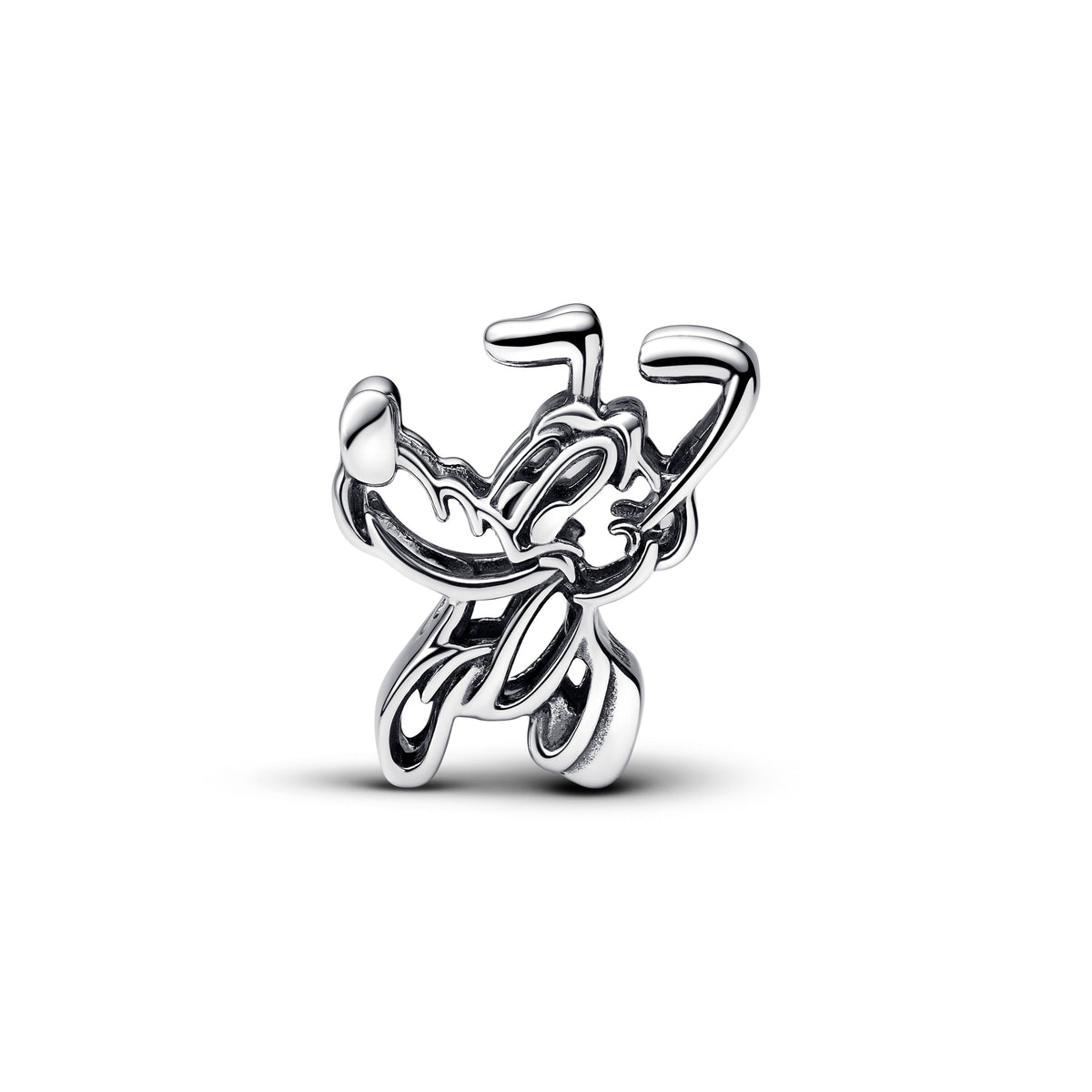 Charm – Sterling Silver – Disney Pluto Openwork