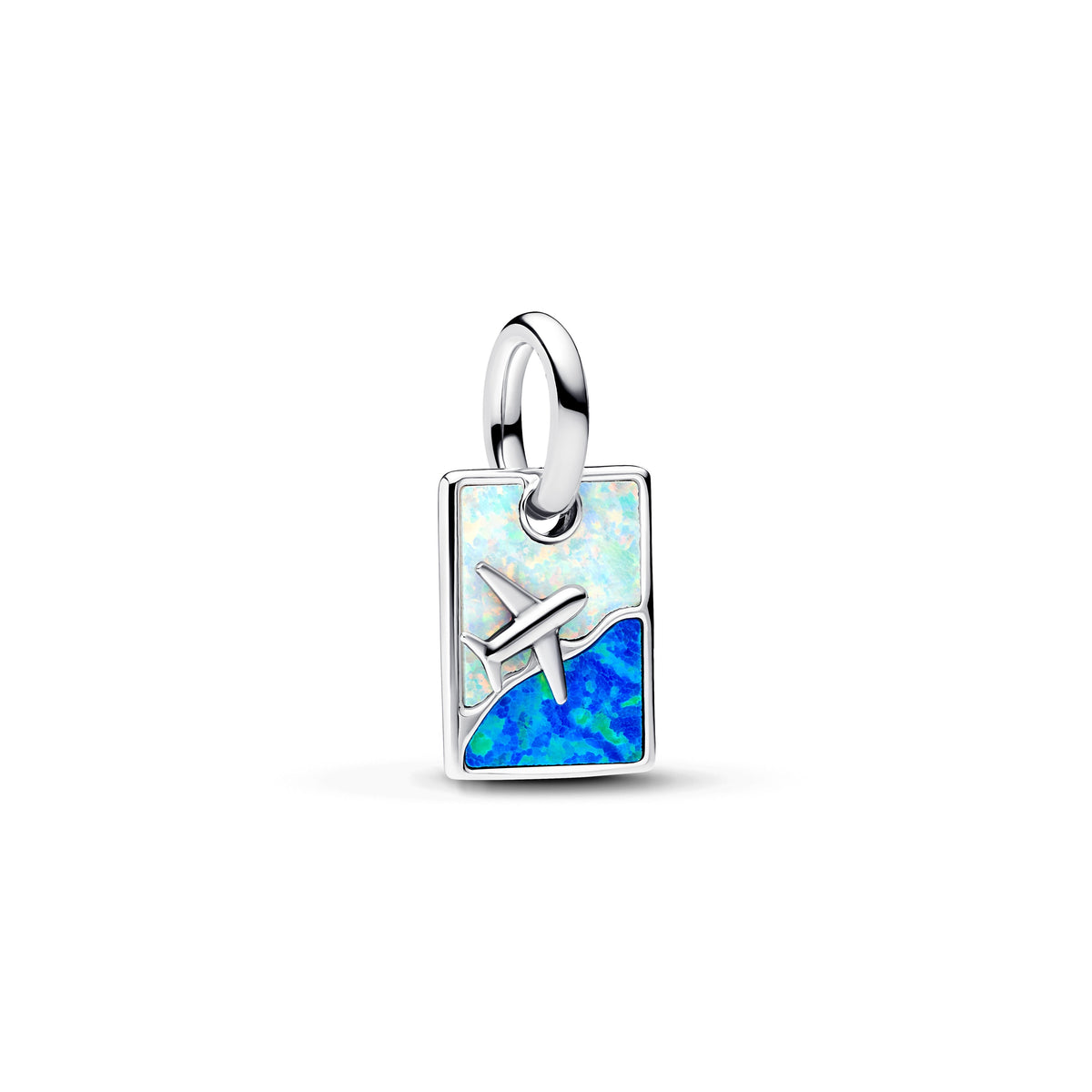 Dangle Charm – Sterling Silver – Travel